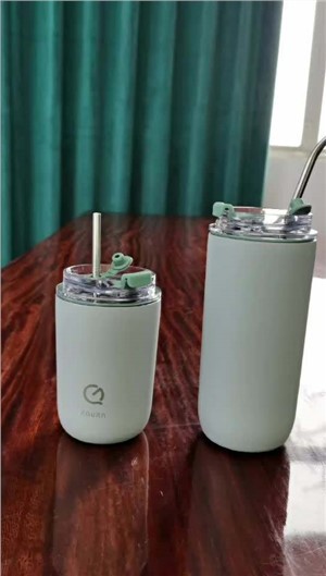 10 uncijų kavos puodelis su dviguba sienele izoliuotas nerūdijančio plieno puodelis